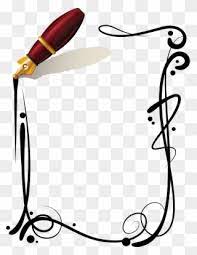 English Modal Verbs Linguistic Modality Pen Border English Border Design Clipart 713925 Pinclipart Scribble border black and white.