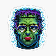 Hot Rod Frankenstein Stickers for Sale