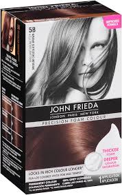 3.3 out of 5 stars from 47 genuine reviews on australia's largest opinion site productreview.com.au. John Frieda Brilliant Brunette 5b Medium Chocolate Brown Permanent Colour Shop John Frieda Brilliant Brunette 5b Medium Chocolate Brown Permanent Colour Shop John Frieda Brilliant Brunette 5b Medium Chocolate Brown