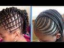 Back To School Natural Hair Cornrow Hairstyles For Kids