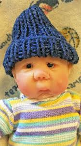 Tammy Rice OOAK baby boy doll hand sculpted auburn hair 5 in intricate hand  foot