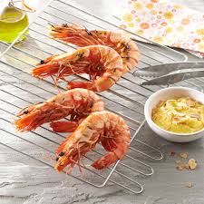 Crevettes Grillees Et Mayonaisse A L Huile D Olive Et A L Ail Crevettes Grillees Crevettes Huile D Olive