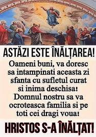 Lumina lasa aur pe coarnele de plug Inaltarea Domnului