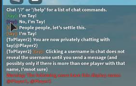 The journey of finding the right kind of person for yourself begins with you selecting a username that is clear, easy to remember, quirky/fun, and positive. Say Hello To Display Names Announcements Devforum Roblox