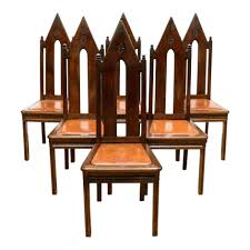 Our natural wicker dining sets are perfect for hosting your next gathering. 19th Century Gothic Revival French Victorian Dining Chair Set Chairish