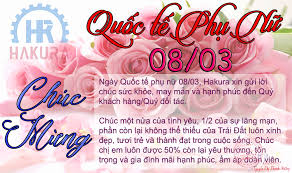 Ngày này được liên hiệp quốc chính thức hóa vào năm 1977. Hakura Chuc Má»«ng Ngay Quá»'c Táº¿ Phá»¥ Ná»¯ 08 03 Hakura