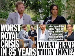 There is certainly no doubt that prince harry and meghan markle will discuss some intimate details about their life and the royal family on the special. Uk Tabloid Response To Harry And Meghan S Interview Shows Bias