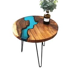 On the other hand, sleek modern coffee tables made of smooth natural wood will help you achieve an organic. Liuxiuer Nordic Solid Wood Coffee Table Simple Creative Resin River Small Round Table Balcony Living Room Side Small Tea Table 2 Sizes 60x60x50cm Buy Online In Cayman Islands At Cayman Desertcart Com Productid 201338614