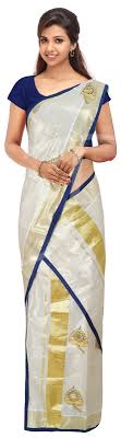 Kuthampully pure cotton print set mundu kerala set mundu. Tissue Set Mundu Tsm420