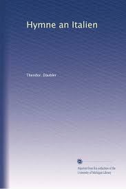 Noch ist polen nicht verlo Hymne An Italien German Edition Daubler Theodor Amazon Com Books