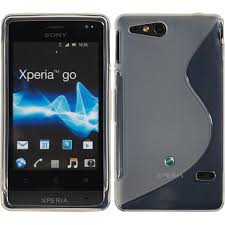 Silikonhülle für Sony Xperia go S-Style ...