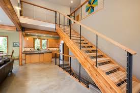 They look equally attractive attached to wood or metal. Stair Railing Designs Hall Farmhouse With Metal Fabric Traditional Garlands