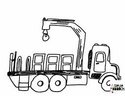 These spring coloring pages are sure to get the kids in the mood for warmer weather. Big Truck A Free Printable Coloring Page 2020 3 Stevie Doodles Free Printable Coloring Pages