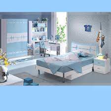 You can choose from simple sets with just a bed and dresser, or sets that come with a bed, dresser, nightstand and additional chest. Light Blue White Color Children Furniture Sets Kids Bedroom Room For Studying Furniture Real Time Quotes Last Sale Prices Okorder Com
