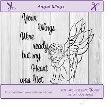 Download Guardian Angel Boy Svg Keepsake Wing Loss Cut File Cup797870 81588 Craftsuprint