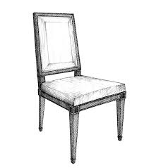 Illustration By Anara Mambetova Finkelstein For Bauer And Dean Publication Pattern Book Of Upholstery Ic Mekan Modelleme Eskiz Koltuklar