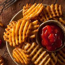 Are you wondering how to cut potatoes into fries but not sure the best way? Totally Amazing Homemade Waffle Fries Recipe