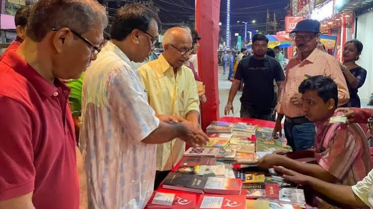 CPI(M) Durga Puja Stalls To House Books By Tagore, Other Indian Icons Beside Marx, Engels