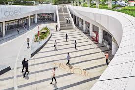 Gensler La Designs Coex Asia S Largest Underground Retail Center Plaza Design Underground Building Mall Design