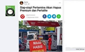 Kuliah x diikuti oleh 60 orang mahasiswa dan saya mengajar x semester ini. Cek Fakta Tidak Benar Pertamina Akan Hapus Bbm Premium Dan Pertalite Merdeka Com