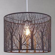 John Lewis Partners Devon Easy To Fit Large Ceiling Shade Taupe Ceiling Shades Rustic Lamp Shades Bedroom Lighting