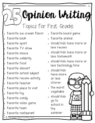 Teaching Opinion Writing Can Be A Lot Of Fun In First Grade Firsties Have Lots Of Opinions And Teaching Opinion Writing Persuasive Writing 2nd Grade Writing