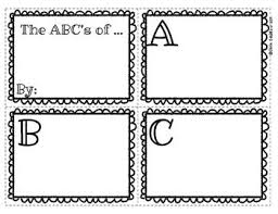 Free Printable Abc Book Abc Printables Abc Book Template Abc Book