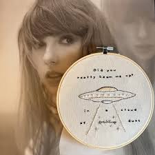 TTPD inspired embroidery 🤍🛸 : r/TaylorSwift