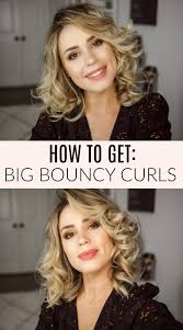 How To Get Bouncy Curls In 2020 Big Hair Curls Bouncy Curls Big Curls Short Hair
