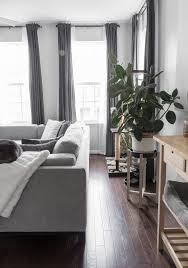 Modern Minimal Townhome For A Family Of Three And Two Cats Townhouse Decorating Townhome Living Room Townhome Decorating