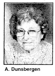 Anna Mae Van Wyk Dunsbergen (1925-2005)