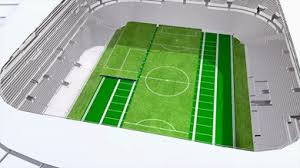 The structure's undulating shape is a. Articles The Football Pitch In Three Pieces