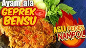 Blender cabe dan bawang yang sudah di goreng tadi di tambah bawang putih mentah dan minyak baru secukupnya sy. Resep Sambel Ayam Geprek Ala Geprek Bensu Youtube