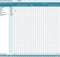 Monthly Bill Organizer Excel Template Payments Tracker By Due Date Family Budget Planning Bill Organization Excel Templates Budget Planning