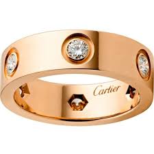 Cartier Love 18ct Pink Gold And Diamond Ring 8 817 560 Lbp Liked On Polyvore Fea Pink Gold Rings Pink Gold Diamond Ring Morganite Engagement Ring Rose Gold