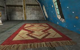 Buying bound carpet remnants for rugs? Red Dwarven Rug Lotro Housing By D Co Du Milieu