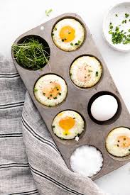 Bake at 350 for fifteen minutes. How To Bake Eggs In The Oven Fit Foodie Finds