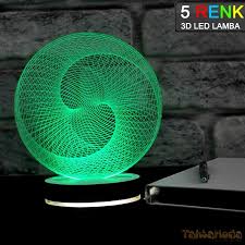Usaburada Adli Kullanicinin 3d 3 Boyutlu Led Lamba Masa Gece Lambasi Panosundaki Pin Lamba Masa Led Lamba