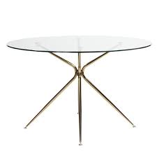 Gorgeous Round 48 Glass Top Meeting Table W Rose Gold Base Glass Table Living Room Dining Table 48 Round Dining Table