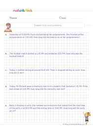 telling time worksheets grade 4 pdf finding elapsed time worksheets