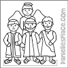 Shadrach, meshach and abednego bible worksheets for kids. 1