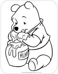 See more of winnie the pooh on facebook. Winnie The Pooh Honey Coloring Pages Disneyclips Com