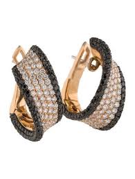 Black And White Diamond Hoop Earrings Black And White Diamond Hoop Earrings W Tags Diamond Hoop Earrings White Gold Bridal Jewellery Diamond Hoops