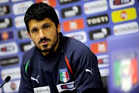 Ac milan midfielder gennaro gattuso has been cleared to start training with the team after a specialist found a significant improvement in his eye injury, the serie a club said on wednesday. Uefa Champions League Gennaro Gattuso Headbutts Joe Jordan Proves He Is A Nutter Cartilage Free Captain