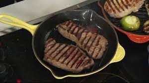 Maybe you would like to learn more about one of these? Le Creuset Enameled Cast Iron 10 25 Round Grill Pan On Qvc Youtube