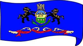 A shield beneath the shield an olive branch and a cornstalk are crossed and below them is the state motto. Pennsylvania State Motto Nicknames And Slogans