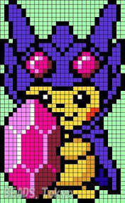 Pokemon Agrandissez Vos Familles En Perles Hama Modeles Hama Dessin Petit Carreau Grille Pixel Art Pixel Art A Imprimer