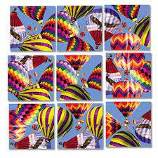 This is a brain teaser. Buy B Dazzle Hot Air Balloons Scramble Squares 9 Piece Puzzle Online At Low Prices In India Amazon In