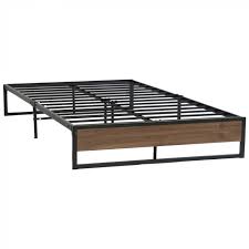 Wooden double bed frames at argos. Metal Bed Frame Double Size Mattress Base Platform Wooden Black