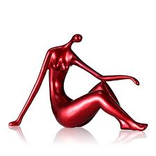 Do contrário, a tinta pode acabar não secando ou curando adequadamente, o que pode deixar a fibra de vidro pegajosa. Reclinando Mulher Tooarts Fibra Vidro Escultura Casa Decoracao Delicado Assando Pintura Elegante Forma